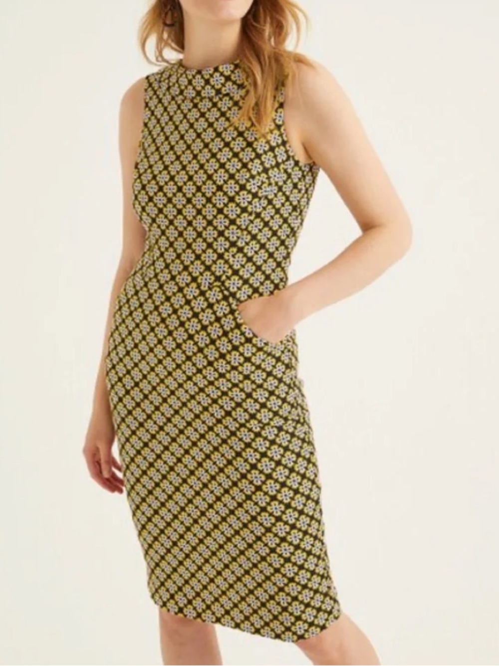 Boden Martha Sleeveless Floral Sheath Dress 6 NWT
